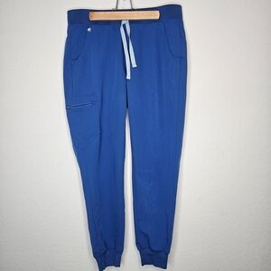 Figs Royal Blue Zamora Jogger Scrub Pants Size M